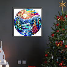 Load image into Gallery viewer, AB Diamond Painting - Full Round - glass art forest (40*40CM)
