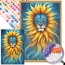 Load image into Gallery viewer, Diamond Painting - Full Round - sunflower lion (40*60CM)
