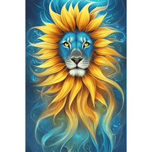Load image into Gallery viewer, Diamond Painting - Full Round - sunflower lion (40*60CM)
