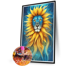 Load image into Gallery viewer, Diamond Painting - Full Round - sunflower lion (40*60CM)
