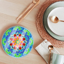 Load image into Gallery viewer, 6PCS Acrylic Washable Diamond Painting Crafts Coaster with Holder Waterproof Coaster (Mandala #2)
