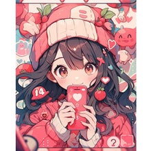 Load image into Gallery viewer, Diamond Painting - Full Round - cartoon girl (40*50CM)
