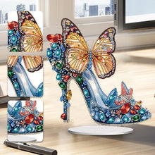 Load image into Gallery viewer, Diamond Painting Tabletop Ornaments for Office Desktop Decor (Jeweled Heels #2)
