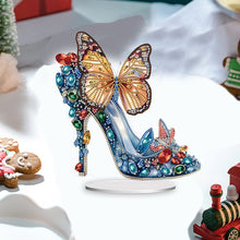 Load image into Gallery viewer, Diamond Painting Tabletop Ornaments for Office Desktop Decor (Jeweled Heels #2)
