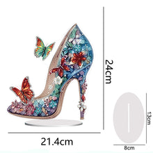 Load image into Gallery viewer, Diamond Painting Tabletop Ornaments for Office Desktop Decor (Jeweled Heels #3)
