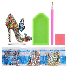 Load image into Gallery viewer, Diamond Painting Tabletop Ornaments for Office Desktop Decor (Jeweled Heels #5)
