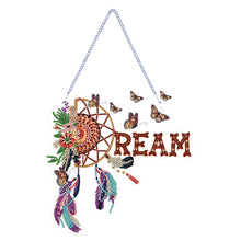 Load image into Gallery viewer, Dreamcatcher Single-Sided Diamond Painting Hanging Pendant for Home Wall Decor

