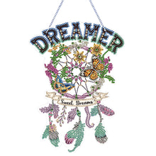 Load image into Gallery viewer, Dreamcatcher Single-Sided Diamond Painting Hanging Pendant for Home Wall Decor
