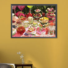Load image into Gallery viewer, AB Diamond Painting - Full Round - tea party (55*40CM)
