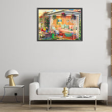 Load image into Gallery viewer, AB Diamond Painting - Full Round - Small garden and cat (55*40CM)
