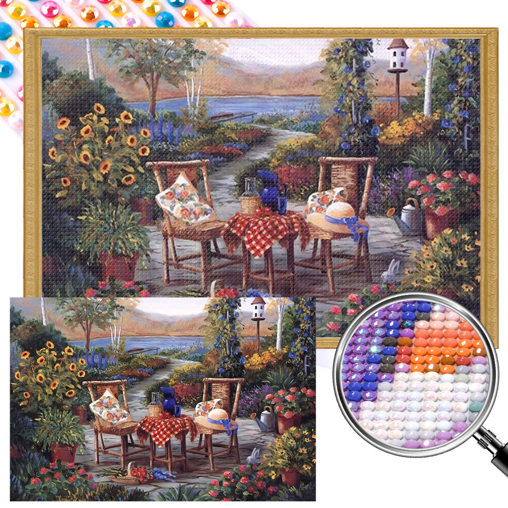 Diamond Painting - Full Round - quiet time (60*40CM)