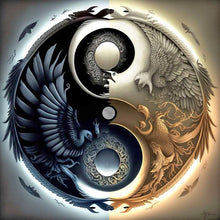 Load image into Gallery viewer, Diamond Painting - Full Round - Yin and Yang diagram of mythical beasts (45*45CM)
