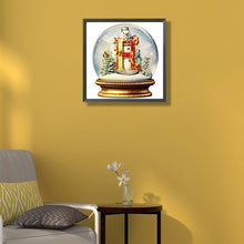 Load image into Gallery viewer, Diamond Painting - Full Round - Christmas crystal ball (50*50CM)
