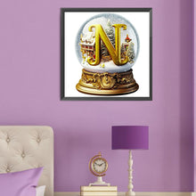 Load image into Gallery viewer, Diamond Painting - Full Round - Christmas crystal ball N (50*50CM)
