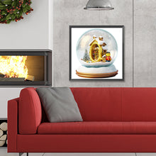 Load image into Gallery viewer, Diamond Painting - Full Round - Christmas crystal ball Q (30*30CM)
