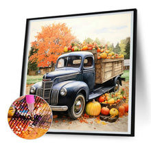 Load image into Gallery viewer, Diamond Painting - Full Round - Country Pumpkin Classic Car (30*30CM)
