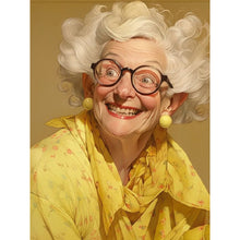 Load image into Gallery viewer, Diamond Painting - Full Round - Funny grandma (30*40CM)
