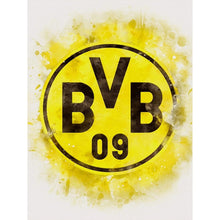 Load image into Gallery viewer, Diamond Painting - Full Round - Dortmund team logo (30*40CM)
