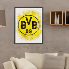 Load image into Gallery viewer, Diamond Painting - Full Round - Dortmund team logo (30*40CM)
