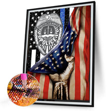Load image into Gallery viewer, Diamond Painting - Full Round - American flag (30*40CM)
