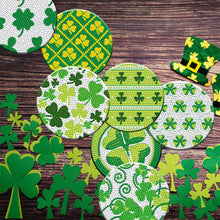 Load image into Gallery viewer, 8PCS Wooden Diamond Painting Art Coaster Kit with Holder (Saint Patricks Day #1)
