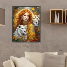 Load image into Gallery viewer, Diamond Painting - Full Square - beauty lion (30*40CM)
