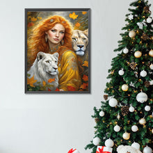 Load image into Gallery viewer, Diamond Painting - Full Square - beauty lion (30*40CM)
