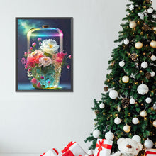 Load image into Gallery viewer, Diamond Painting - Full Round - Flowers in a vase under the starry sky (30*40CM)
