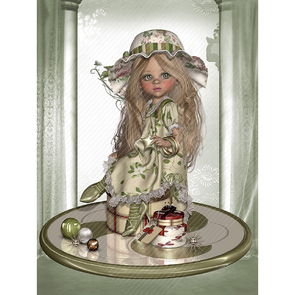 Diamond Painting - Full Round - model doll (30*40CM)