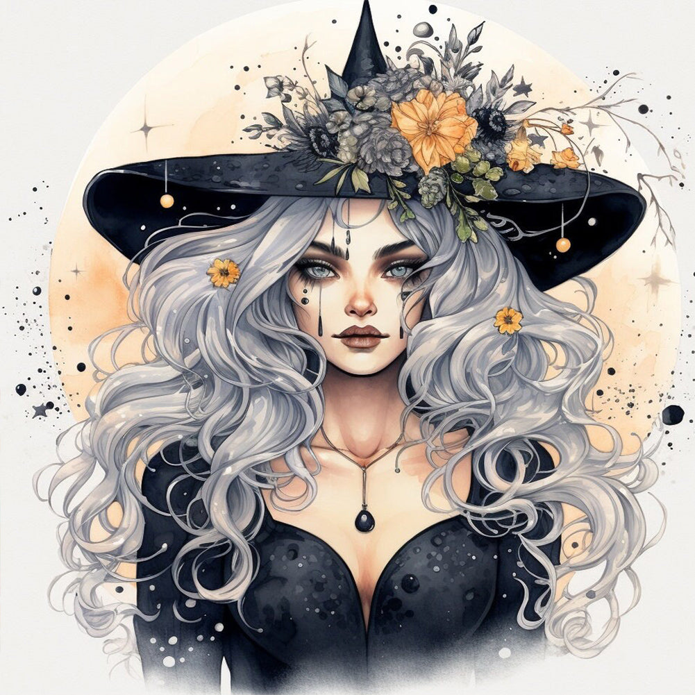 Diamond Painting - Full Round - witch (30*30CM)
