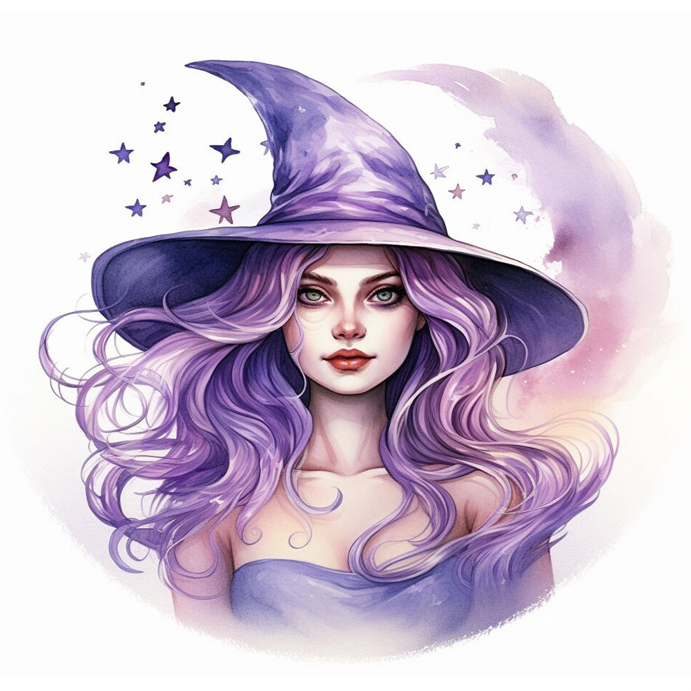 Diamond Painting - Full Round - witch (30*30CM)