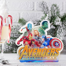 Load image into Gallery viewer, Acrylic Diamond Painting Desktop Decor for Office Desktop Decor (The Avengers)
