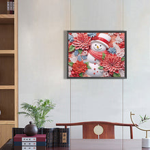 Load image into Gallery viewer, Diamond Painting - Partial Special Shaped - Snowman¡¤Red (40*50CM)
