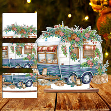 Load image into Gallery viewer, Wooden Camper Classic Car Diamond Painting Desktop Decor for Office Decor (#4)
