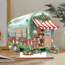 Load image into Gallery viewer, Wooden Camper Classic Car Diamond Painting Desktop Decor for Office Decor (#6)
