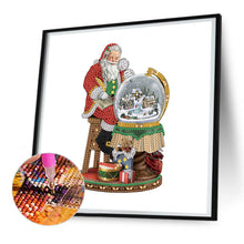 Load image into Gallery viewer, Diamond Painting - Partial Special Shaped - Santa Claus (30*30CM)
