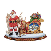 Load image into Gallery viewer, Diamond Painting - Partial Special Shaped - Santa Claus (30*30CM)
