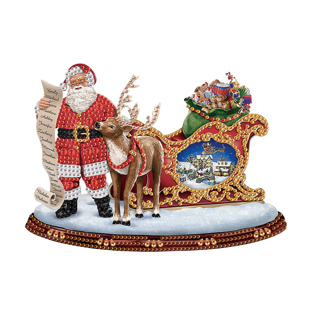Diamond Painting - Partial Special Shaped - Santa Claus (30*30CM)