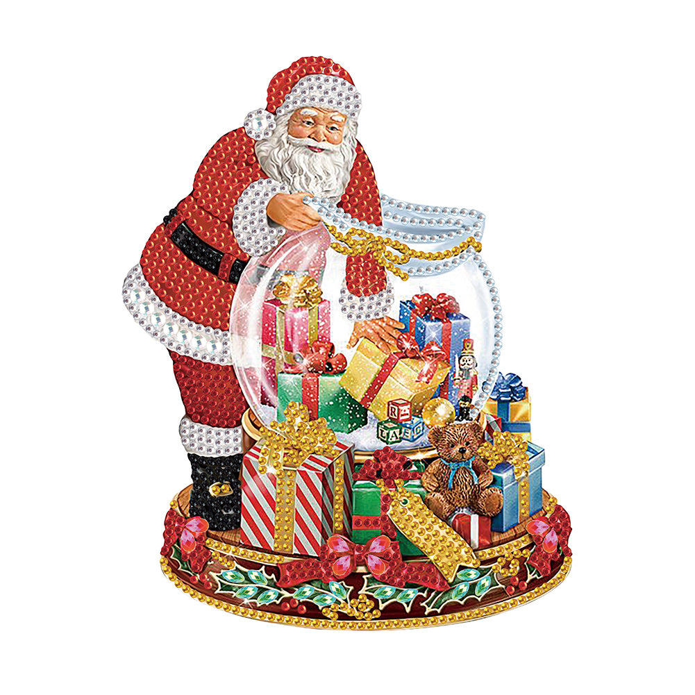 Diamond Painting - Partial Special Shaped - Santa Claus (30*30CM)
