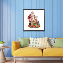 Load image into Gallery viewer, Diamond Painting - Partial Special Shaped - Santa Claus (30*30CM)
