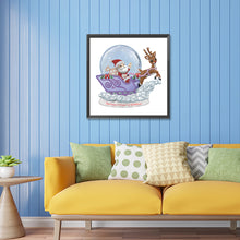Load image into Gallery viewer, Diamond Painting - Partial Special Shaped - Santa Claus (30*30CM)
