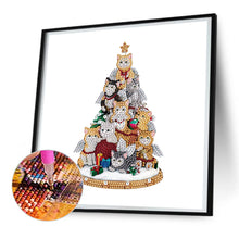 Load image into Gallery viewer, Diamond Painting - Partial Special Shaped - Christmas atmosphere (30*30CM)
