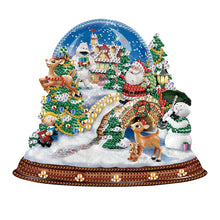 Load image into Gallery viewer, Diamond Painting - Partial Special Shaped - Christmas atmosphere (30*30CM)
