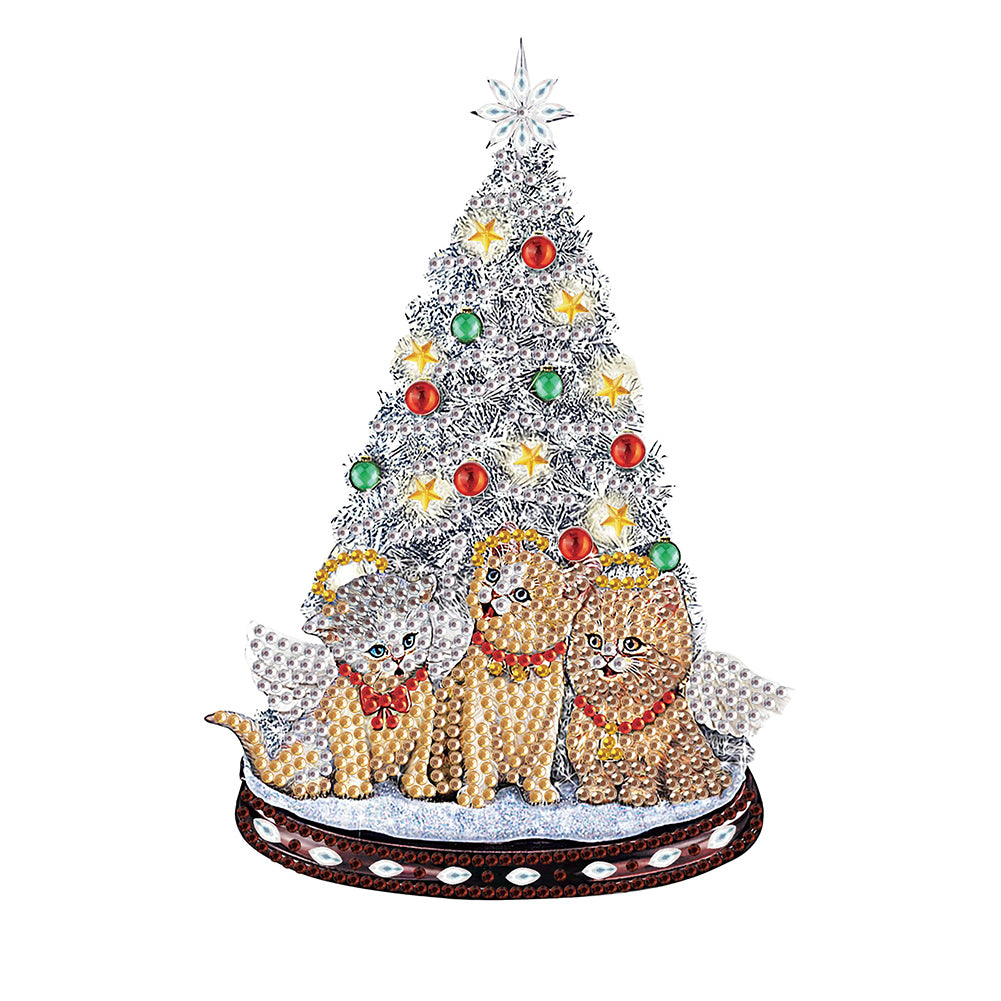 Diamond Painting - Partial Special Shaped - Christmas atmosphere (30*30CM)