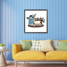 Load image into Gallery viewer, Diamond Painting - Partial Special Shaped - Christmas snowman (30*30CM)
