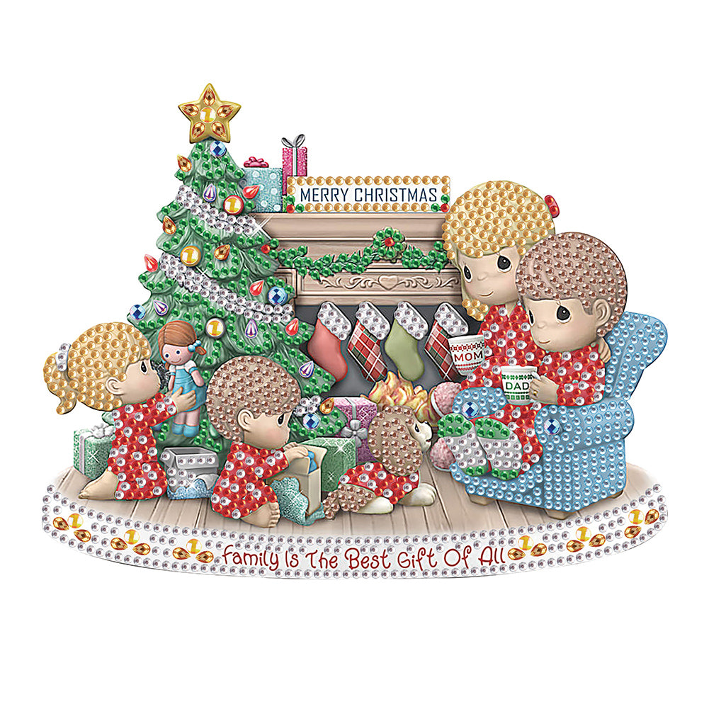 Diamond Painting - Partial Special Shaped - precious moments doll (30*30CM)