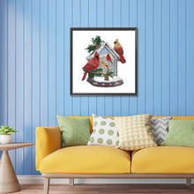 Load image into Gallery viewer, Diamond Painting - Partial Special Shaped - Christmas cardinal (30*30CM)
