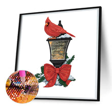 Load image into Gallery viewer, Diamond Painting - Partial Special Shaped - Christmas cardinal (30*30CM)
