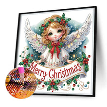 Load image into Gallery viewer, Diamond Painting - Partial Special Shaped - Christmas little angel (30*30CM)
