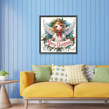 Load image into Gallery viewer, Diamond Painting - Partial Special Shaped - Christmas little angel (30*30CM)
